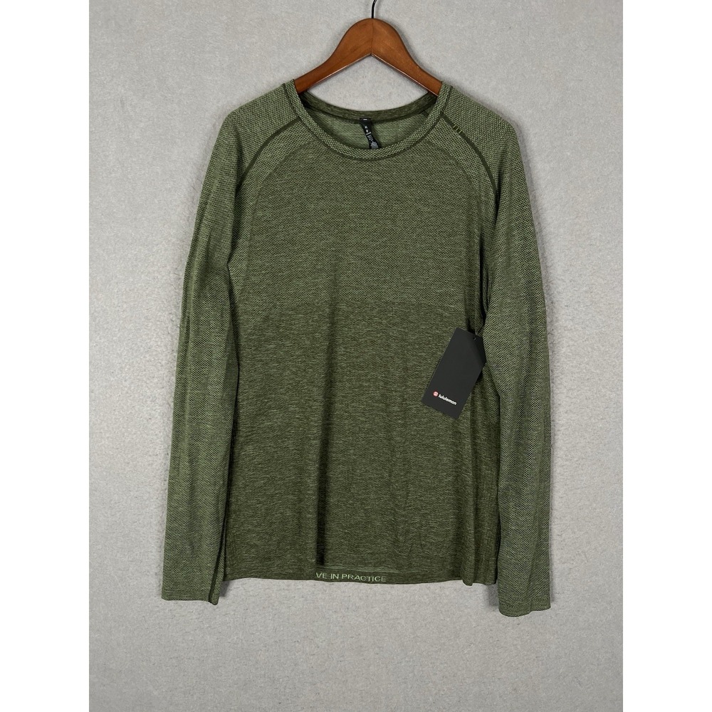 NWT LULULEMON MDSW/TEMP Green Metal Vent Tech SS 2.0 Shirt Men's XL